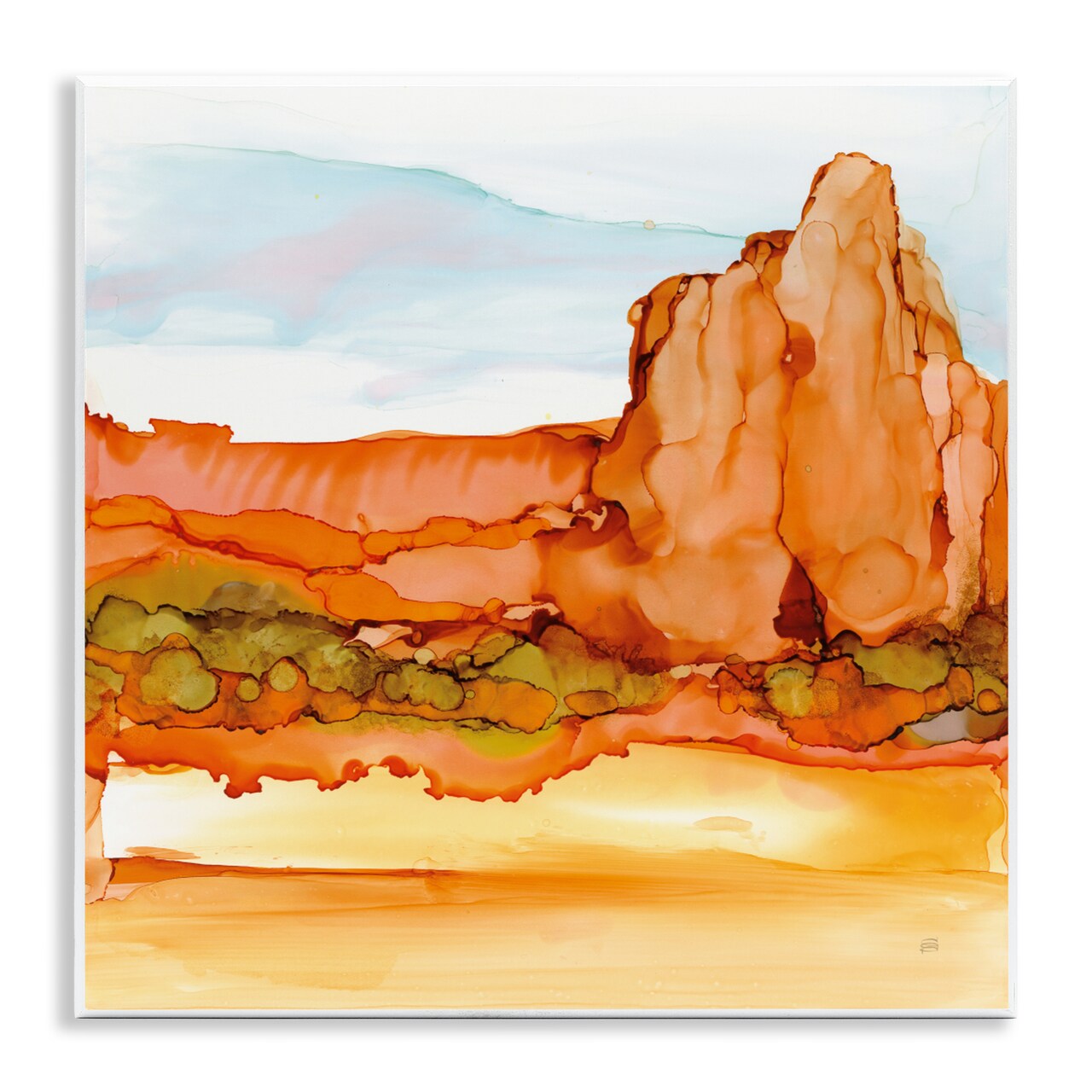 Stupell Industries Earthy Desertscape Illusion Wall Plaque, design by Chris Paschke